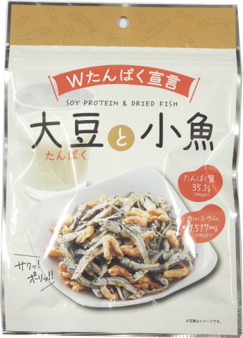 大豆たんぱくと小魚